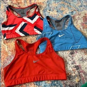 Nike dri-fit sports bras